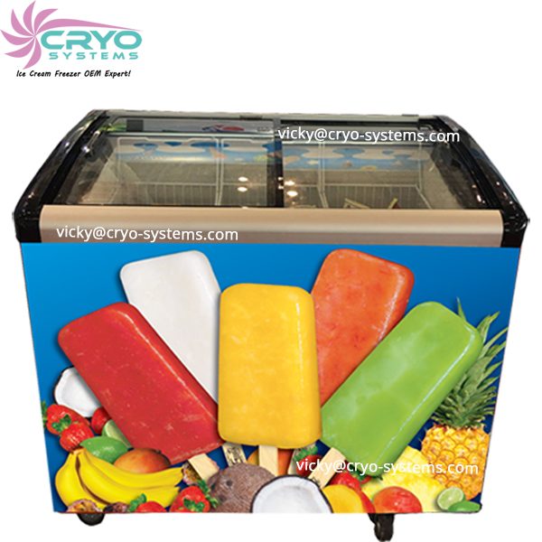 Ice cream deep freezer ice cream display freezer 365L Cold room