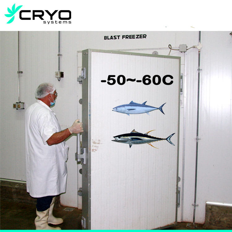 tuna blast freezerinsulation door