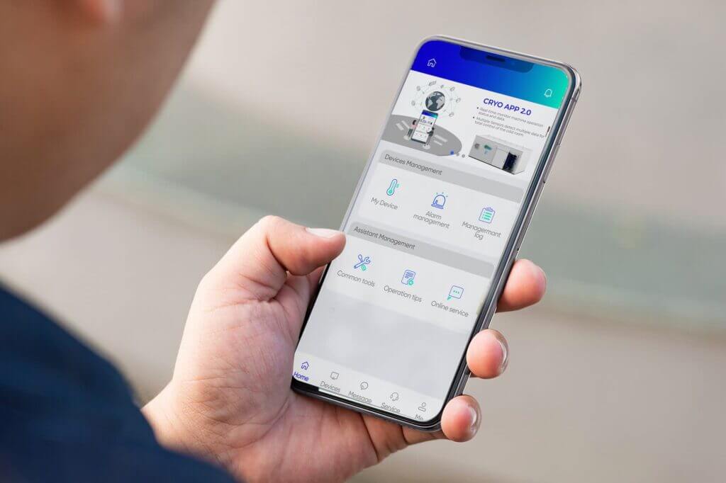 CRYO Remote Control Platform App