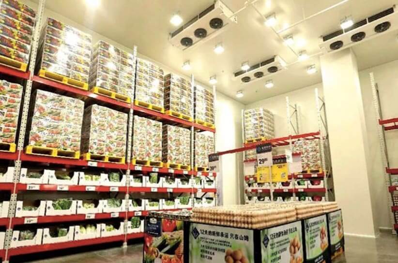 supermarket cold room