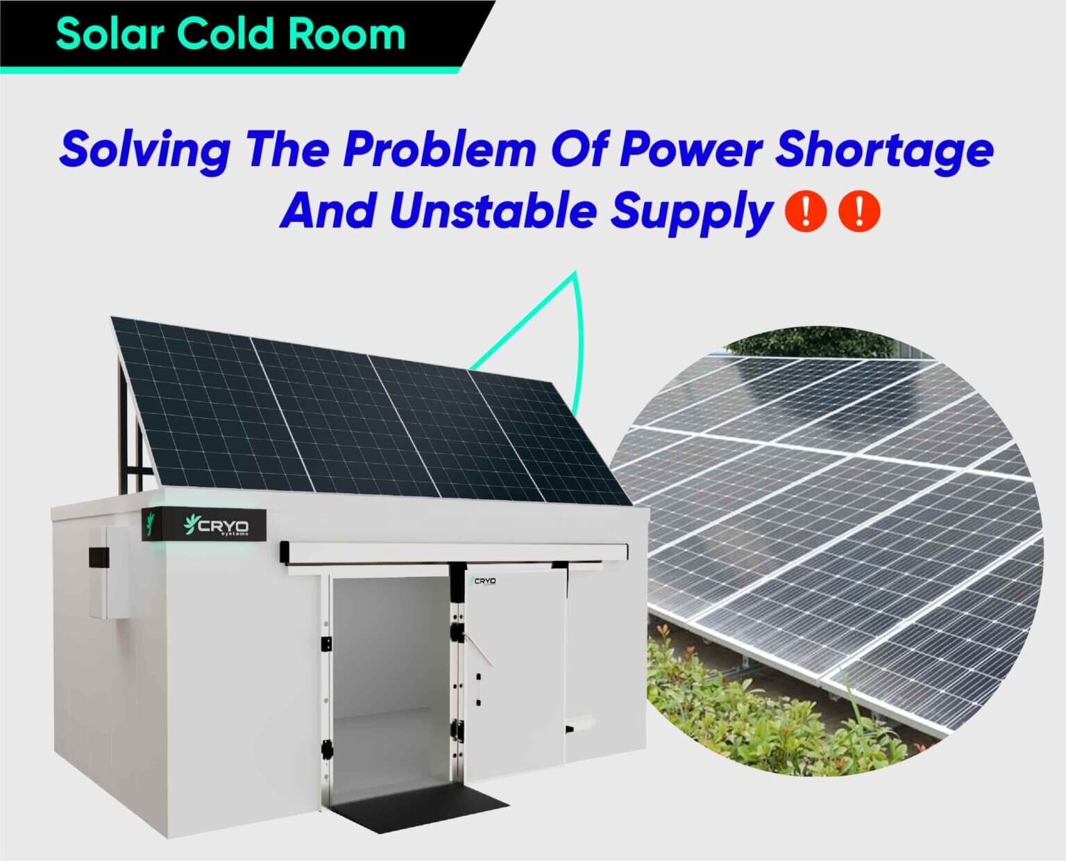 Solar Cold Room Banner