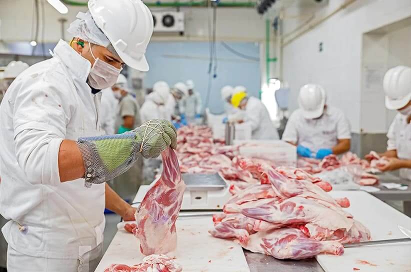 meat processing room