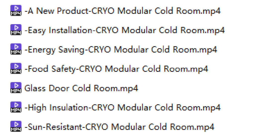 Video Materials Support