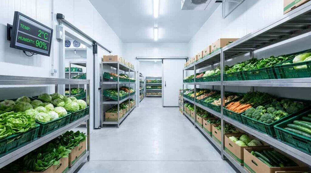 Storing Organic Vegetables in Cold Rooms