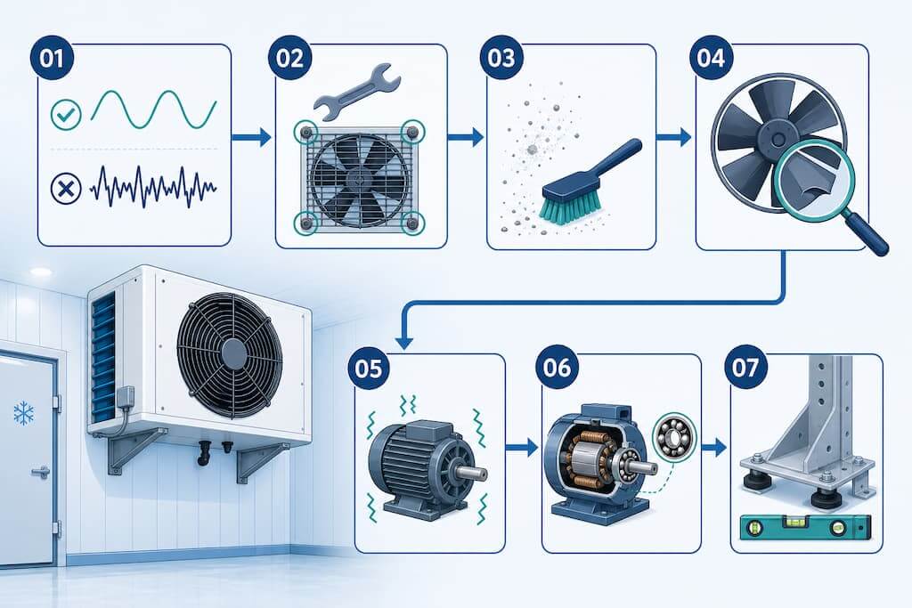 Troubleshooting cold room fans