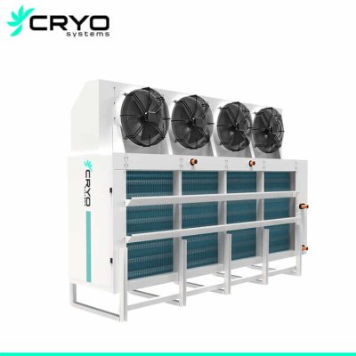 vertical evaporator for blast freezer