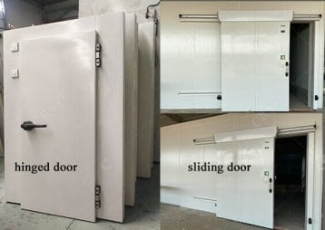 CRYO's hinged door and sliding door